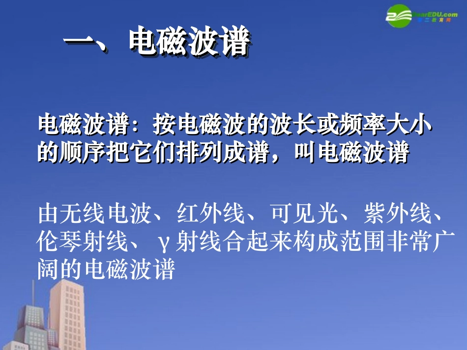 高中物理-第四章第四节《电磁波谱》课件-粤教版选修3_第3页