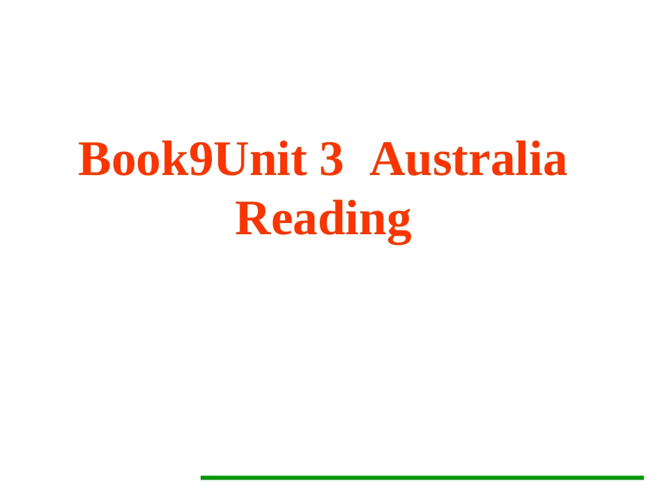 Warmingup、Pre-reading、Reading、Comprehending_第1页