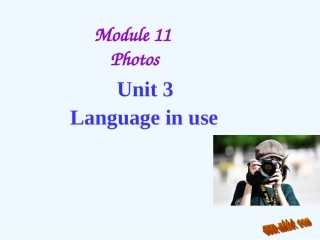 九年级上Module-11-Photos-Unit-3