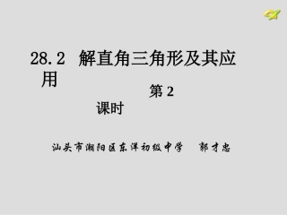 解直角三角形(2)-(2)