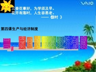 四二、我国的基本经济制度