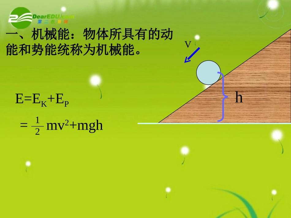 高中物理-机械能守恒定律的课件-新人教版必修2_第2页