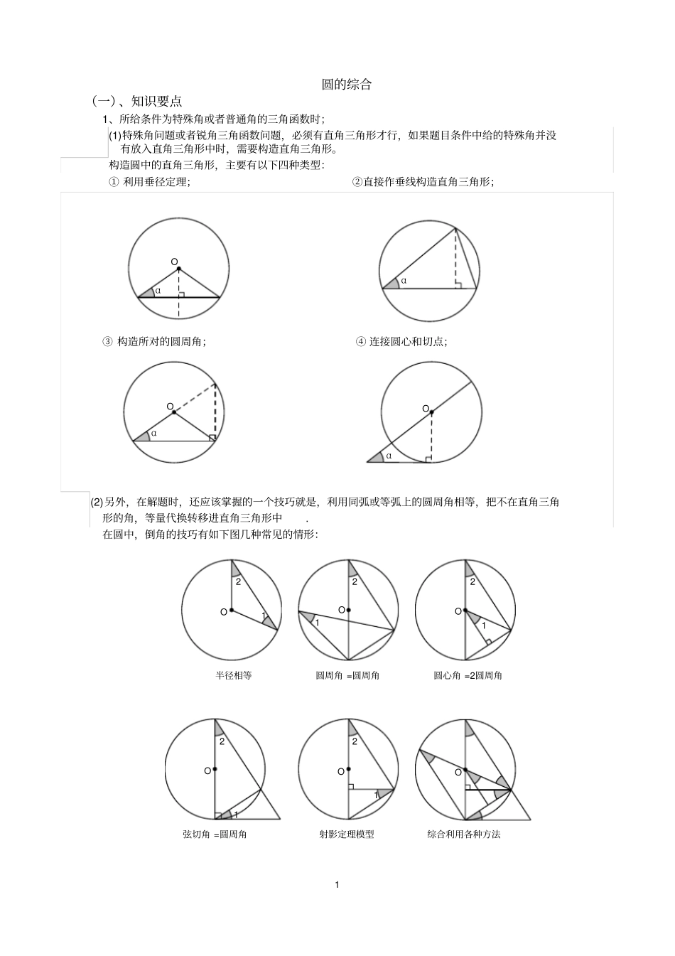 圆的综合运用_第1页