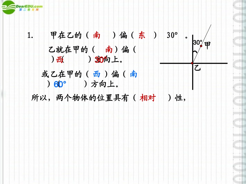 五年级数学下册-认识简单路线图课件-冀教版_第2页