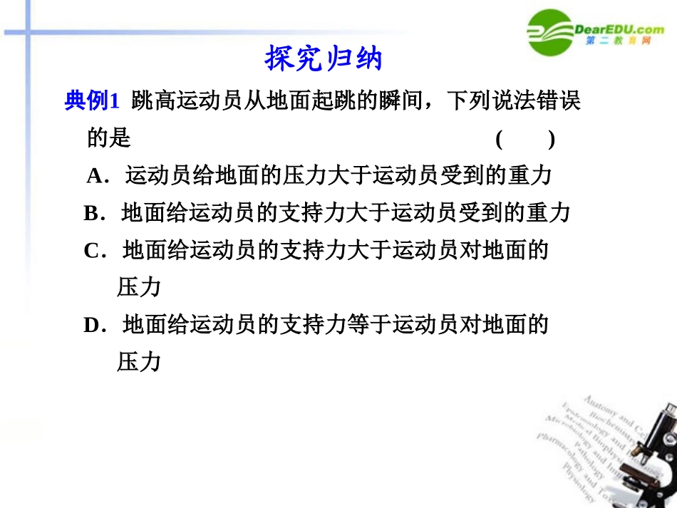 高中物理-第4章第6节超重和失重同步教学课件-粤教版必修1_第3页