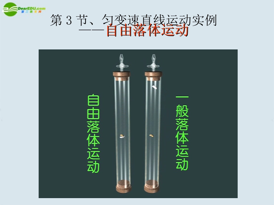 高中物理《匀变速直线运动实例—自由落体运动》课件-鲁科版必修1_第2页