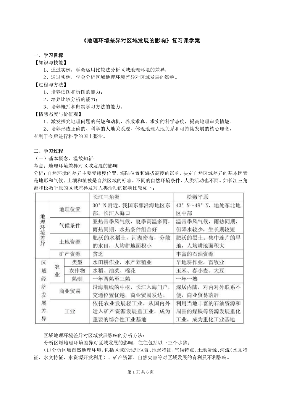 单元活动学会分析区域差异_第1页