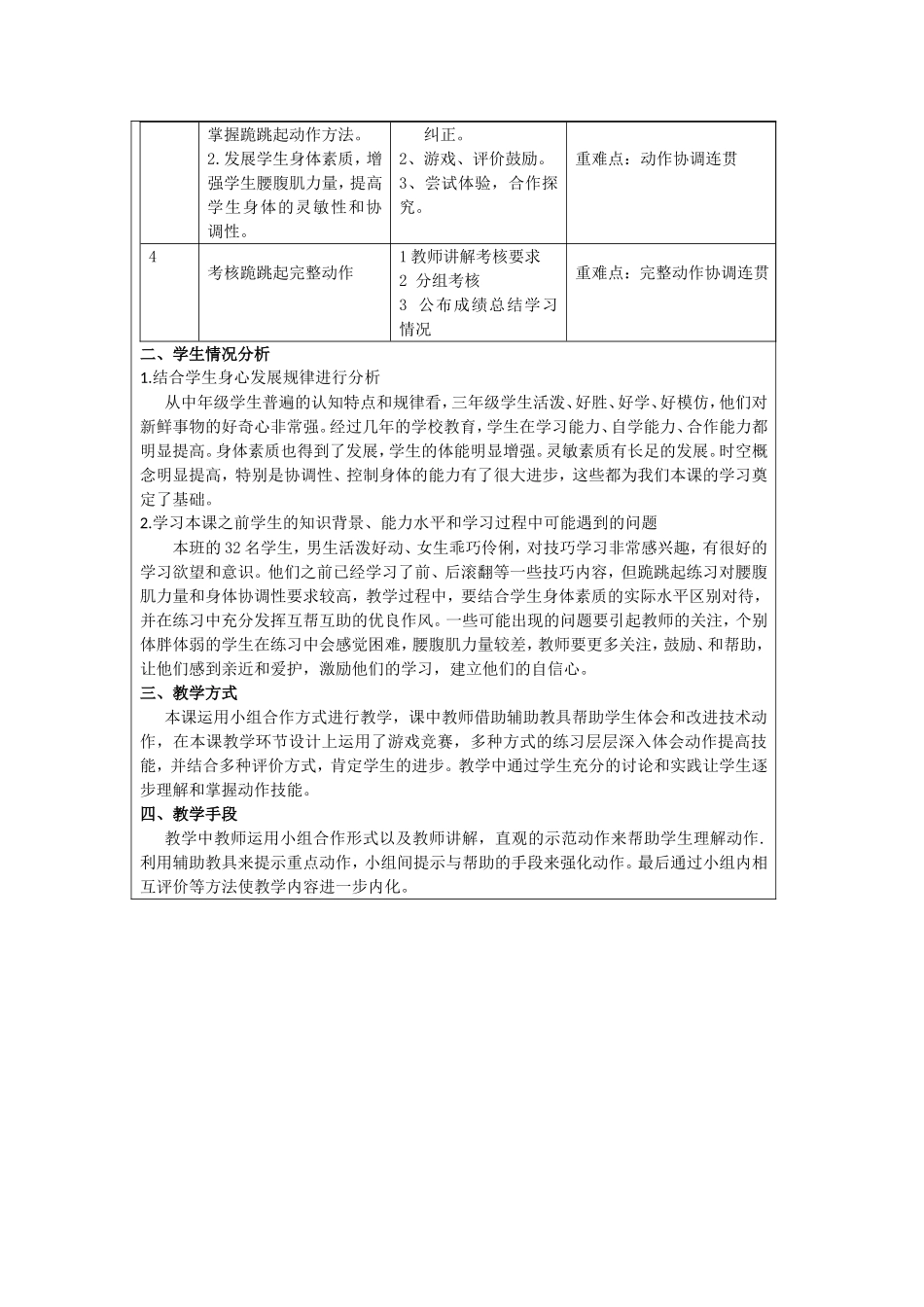 京教杯—跪跳起教学设计—魏亮_第3页