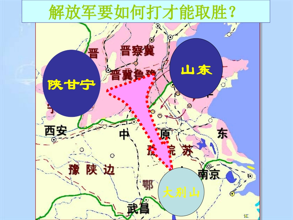 刘邓大军挺进大别山_第1页