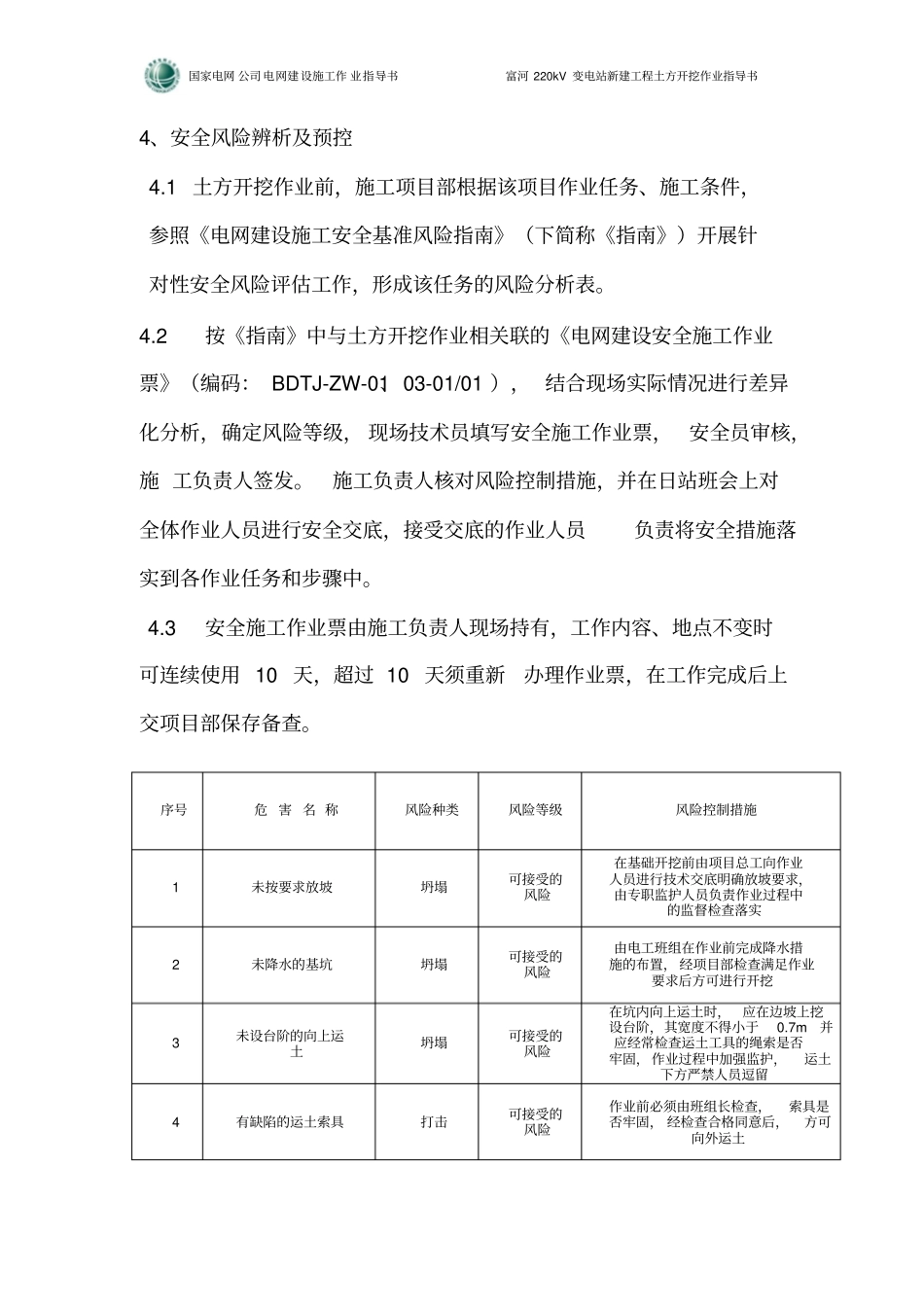土方开挖作业指导书剖析_第3页