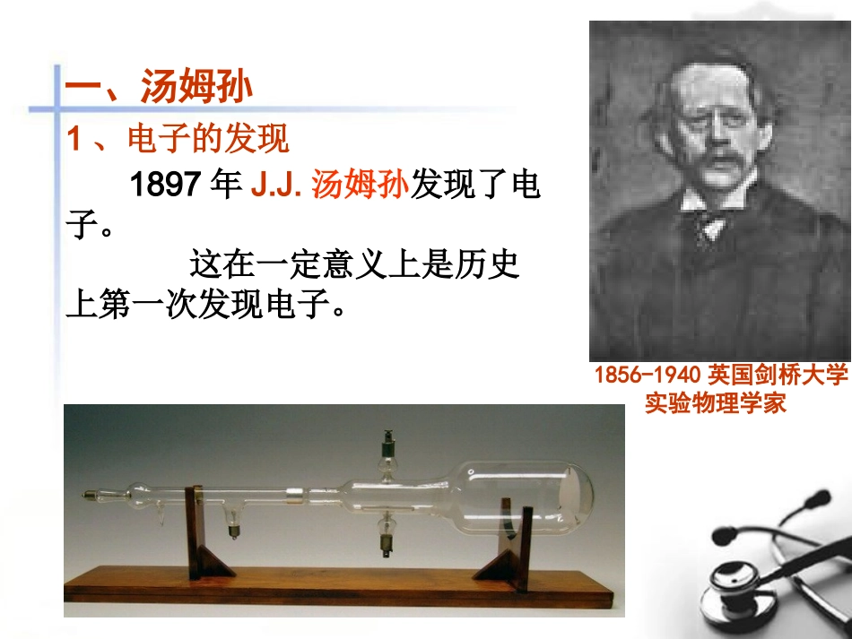 高中物理-原子核式结构-原子核课件-新人教版选修3-5_第2页