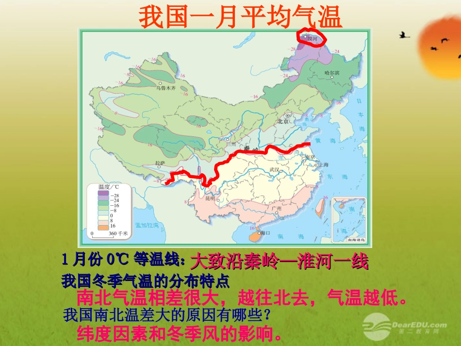 山东省东营市河口区实验学校八年级地理《气候多样-季风显著》课件-_第3页