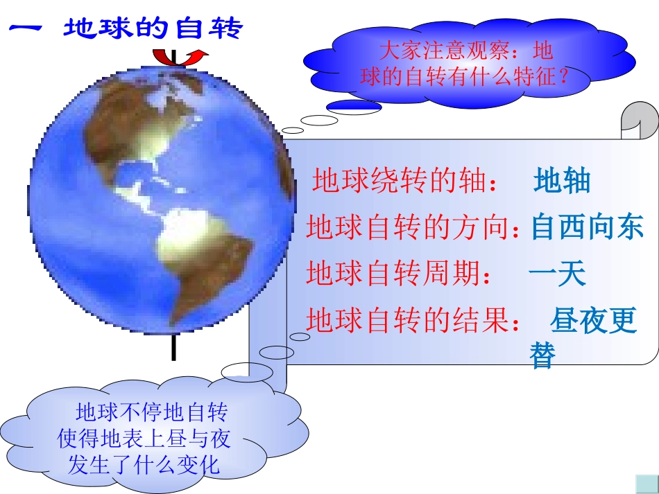 第一章第二节地球的自转和公转_第3页