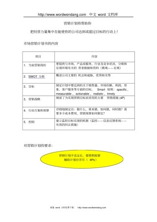 在经过对公司的当前营销现状、场、行业及竞争环境和宏观环境进概要