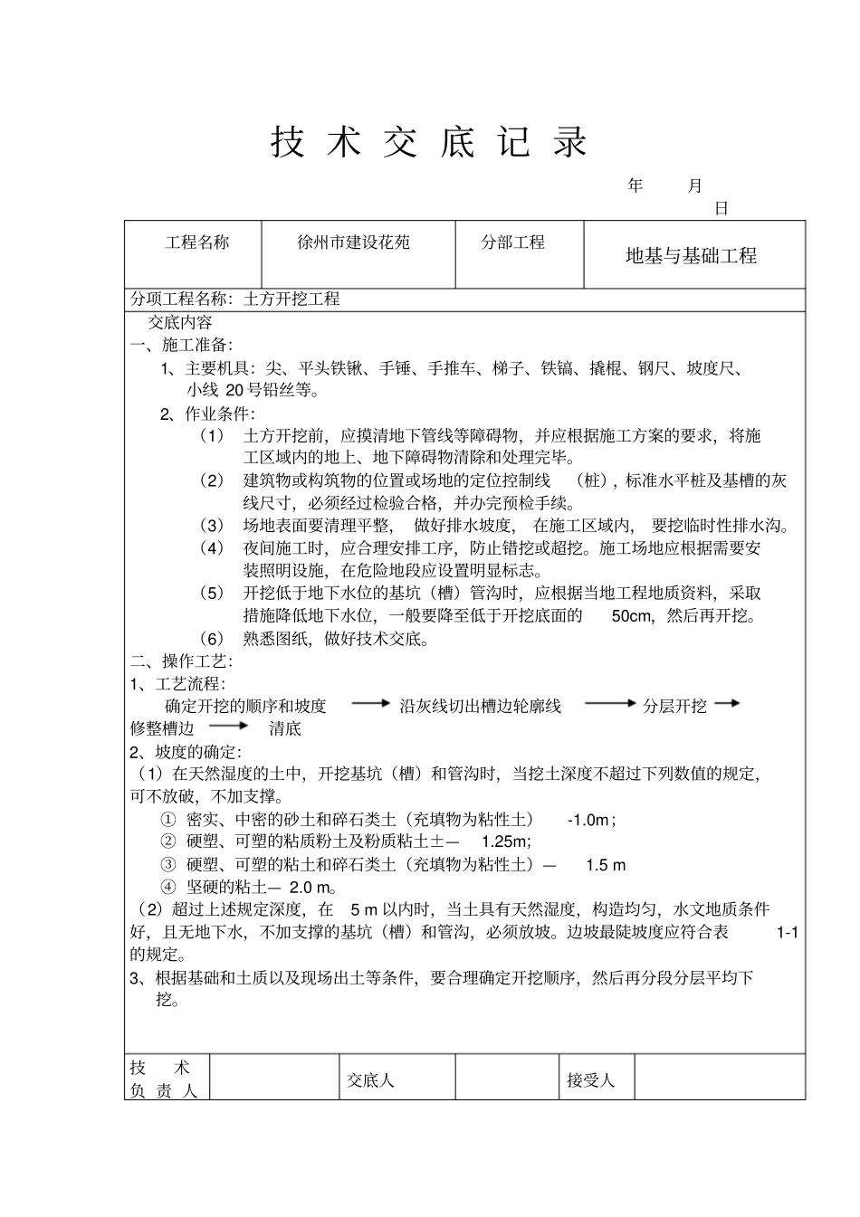 地基与基础工程技术交底_第1页