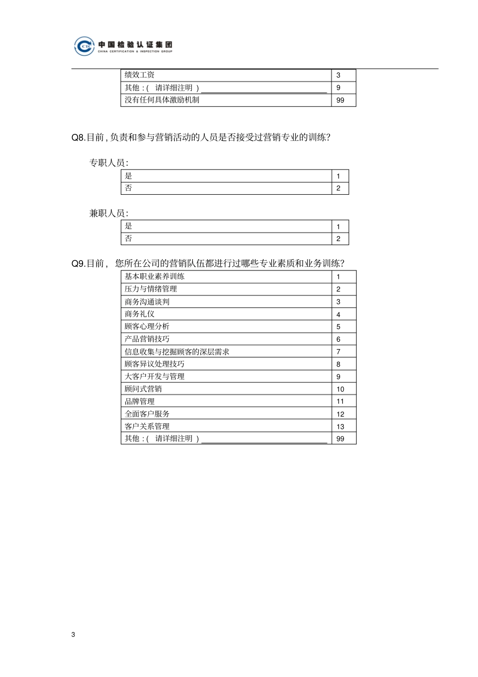 场营销状况调查问卷_第3页