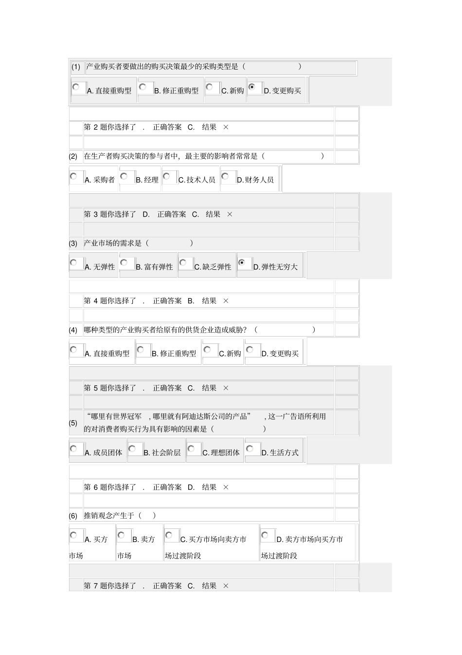 场营销的学答案详解_第1页