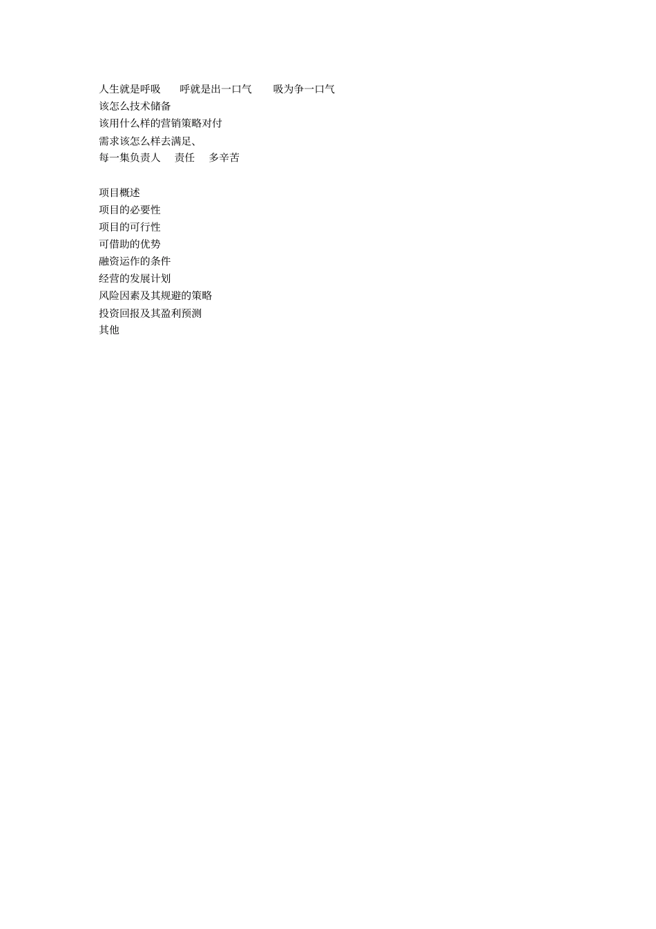 场部人力资源计划书_第1页