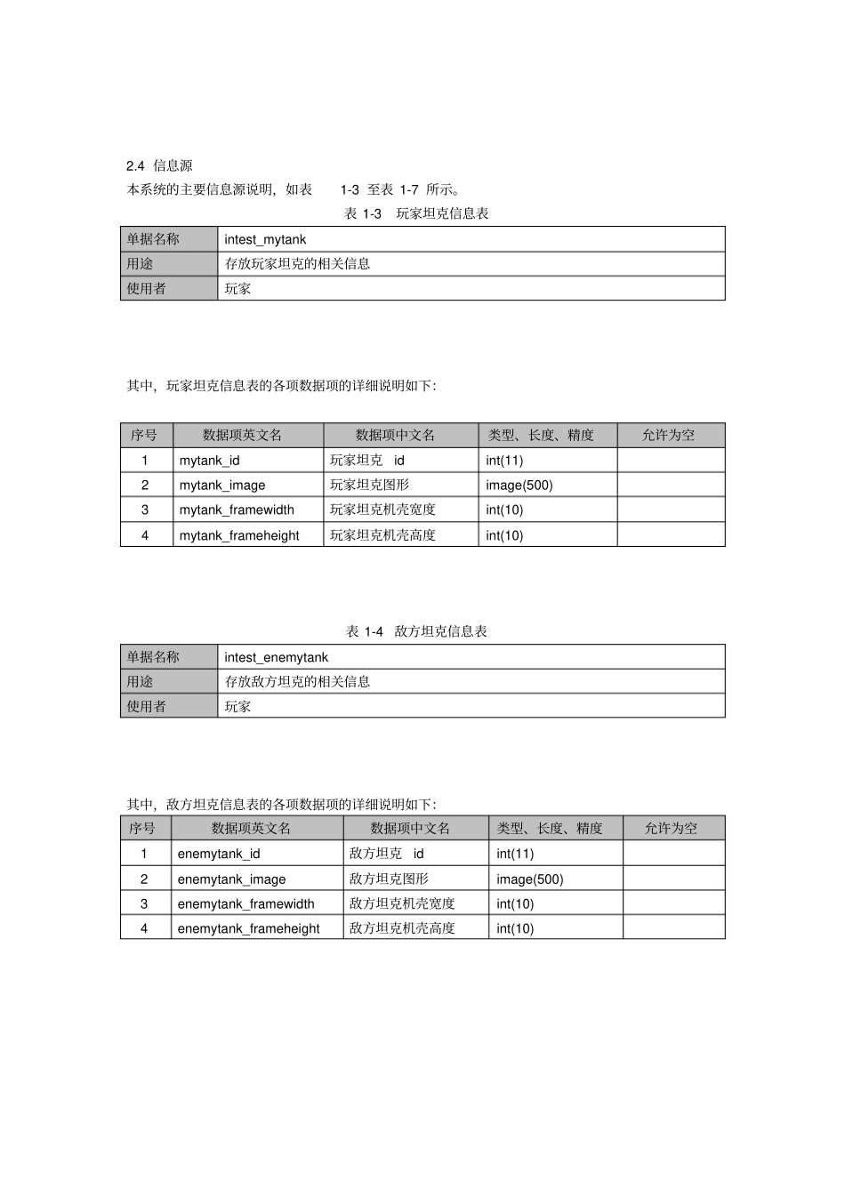 坦克大战需求分析报告_第3页