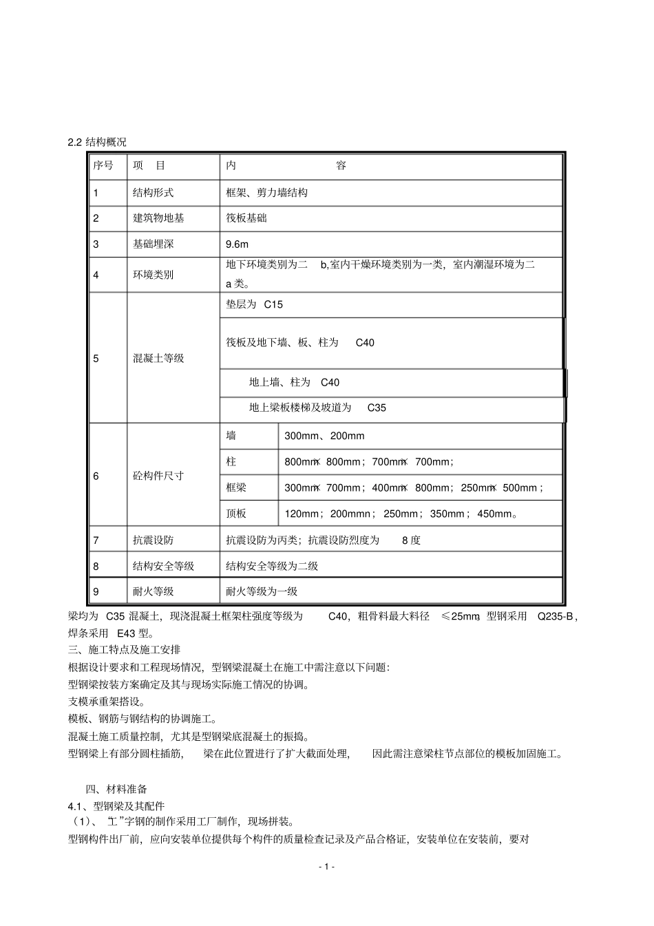型钢混凝土梁施工方案_第3页