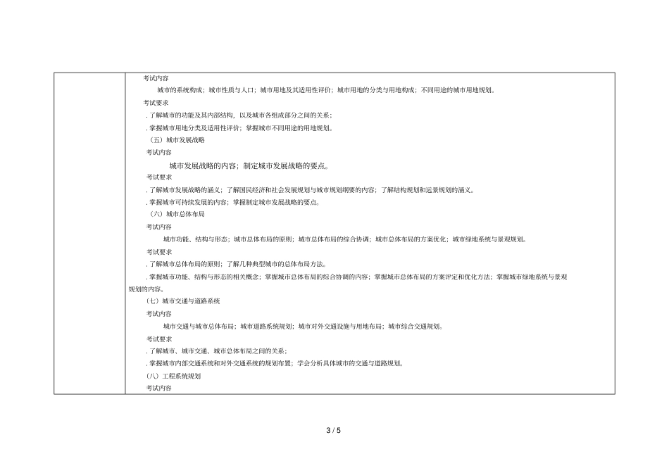 城规划原理考试大纲_第3页