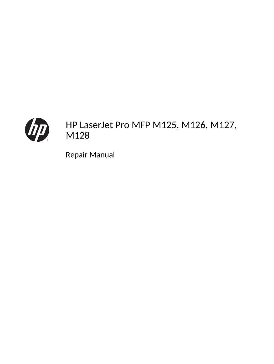 HP_LJ_M125-126-127-128_RM打印机维修手册中文版_第2页
