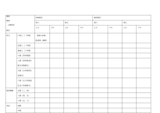 培训学校课程表