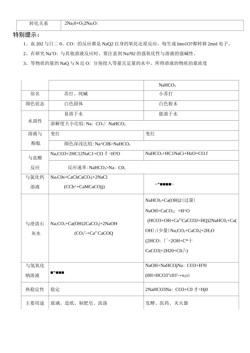 钠及其化合物 教案_第3页