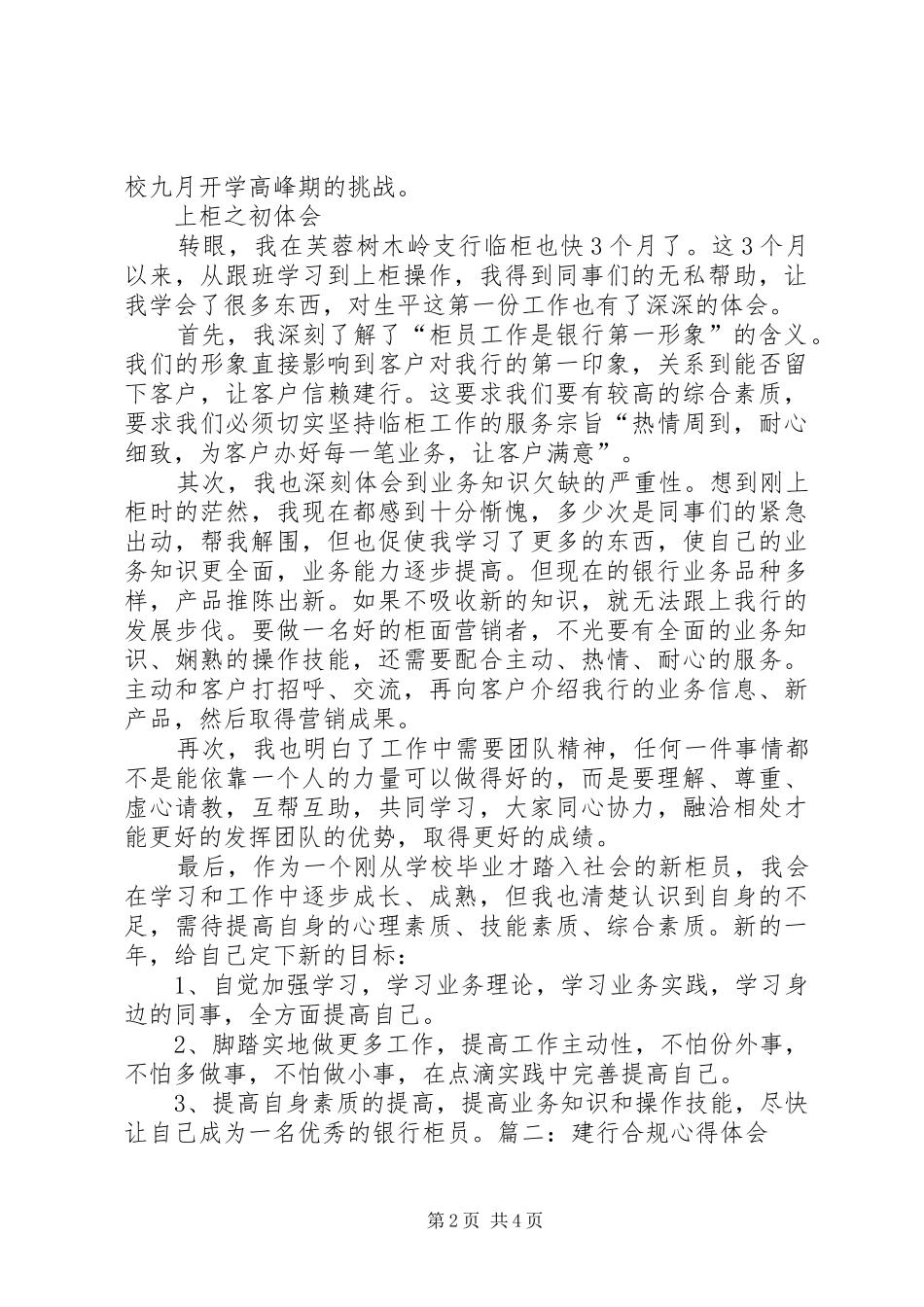 建设银行转型体会心得3篇_第2页