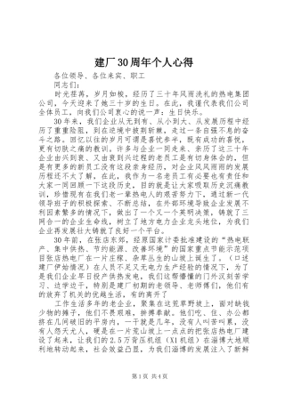 建厂30周年个人心得 (3)