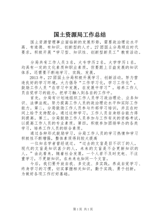 国土资源局工作总结 (29)