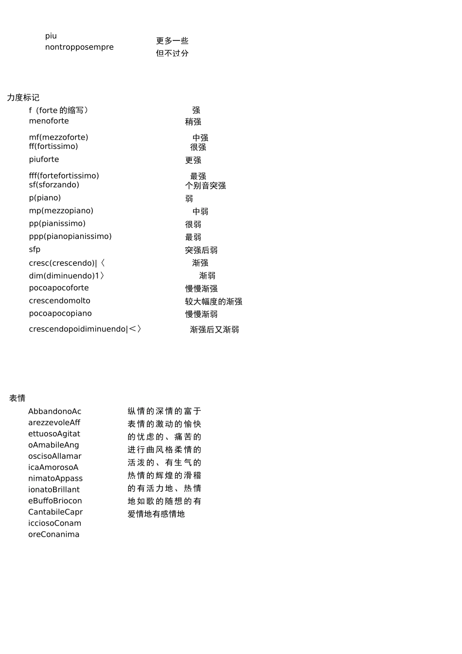 常用音乐速度术语和速度值的对应_第3页