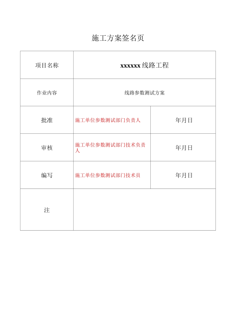 线路工程线路参数测试施工方案_第2页