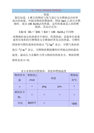 气体燃烧速度