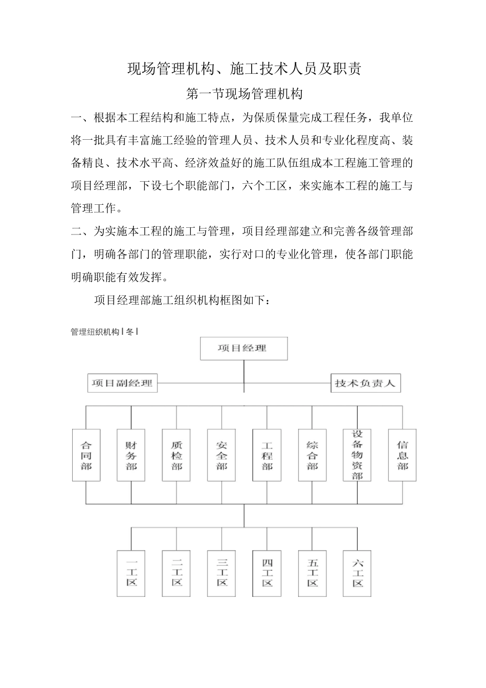 现场组织机构及职责_第1页