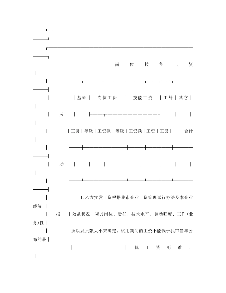 珠海市企业劳动合同 _第2页