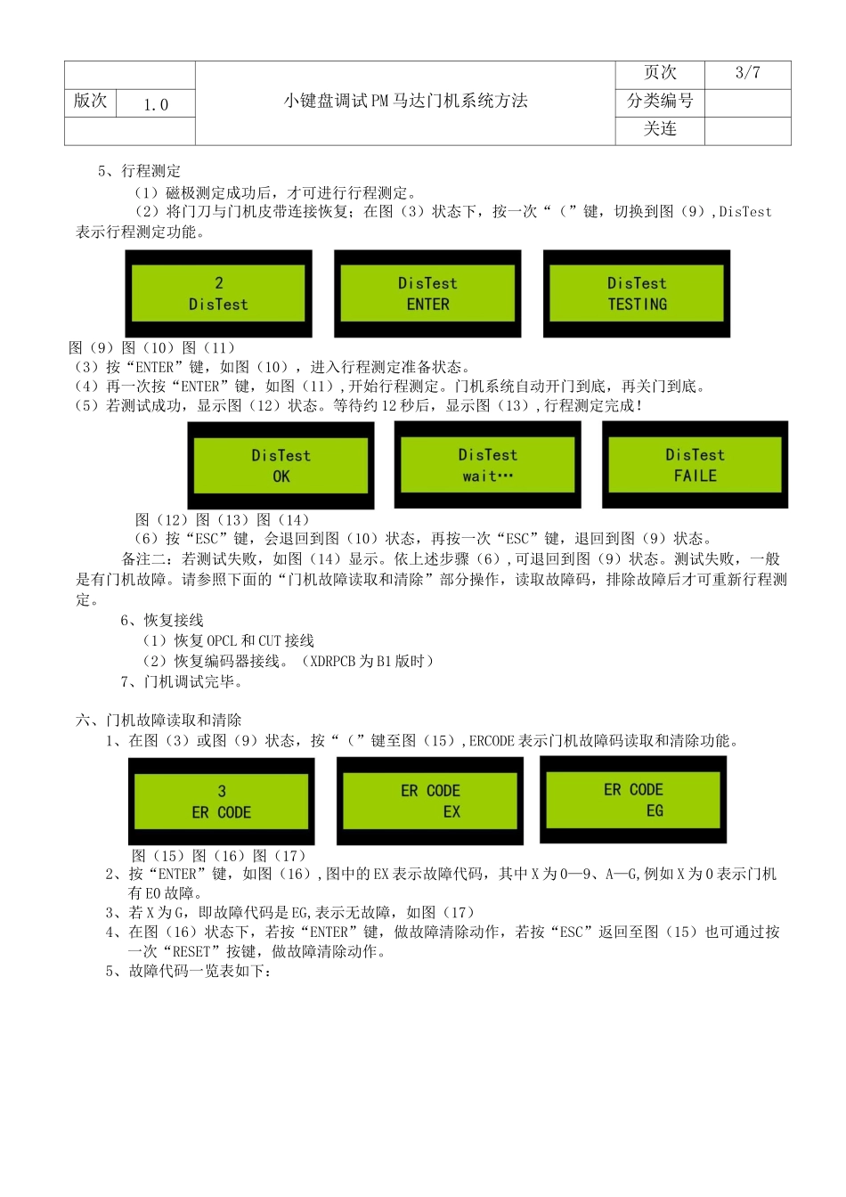 永大XDR门机调试_第3页