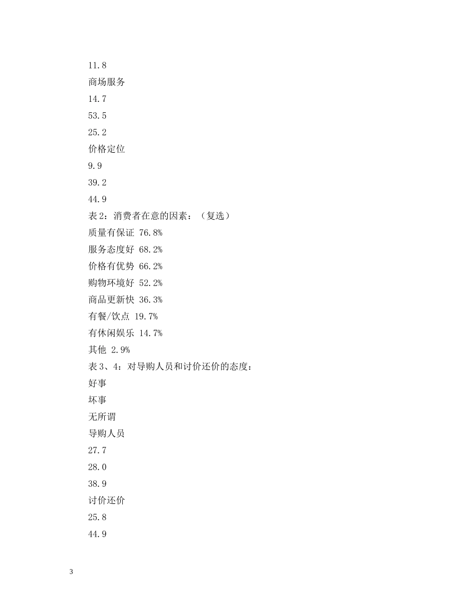 质量、服务、价格和环境是商店吸引顾客的保证 _第3页