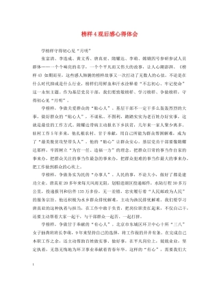 榜样4观后感心得体会 (000001)