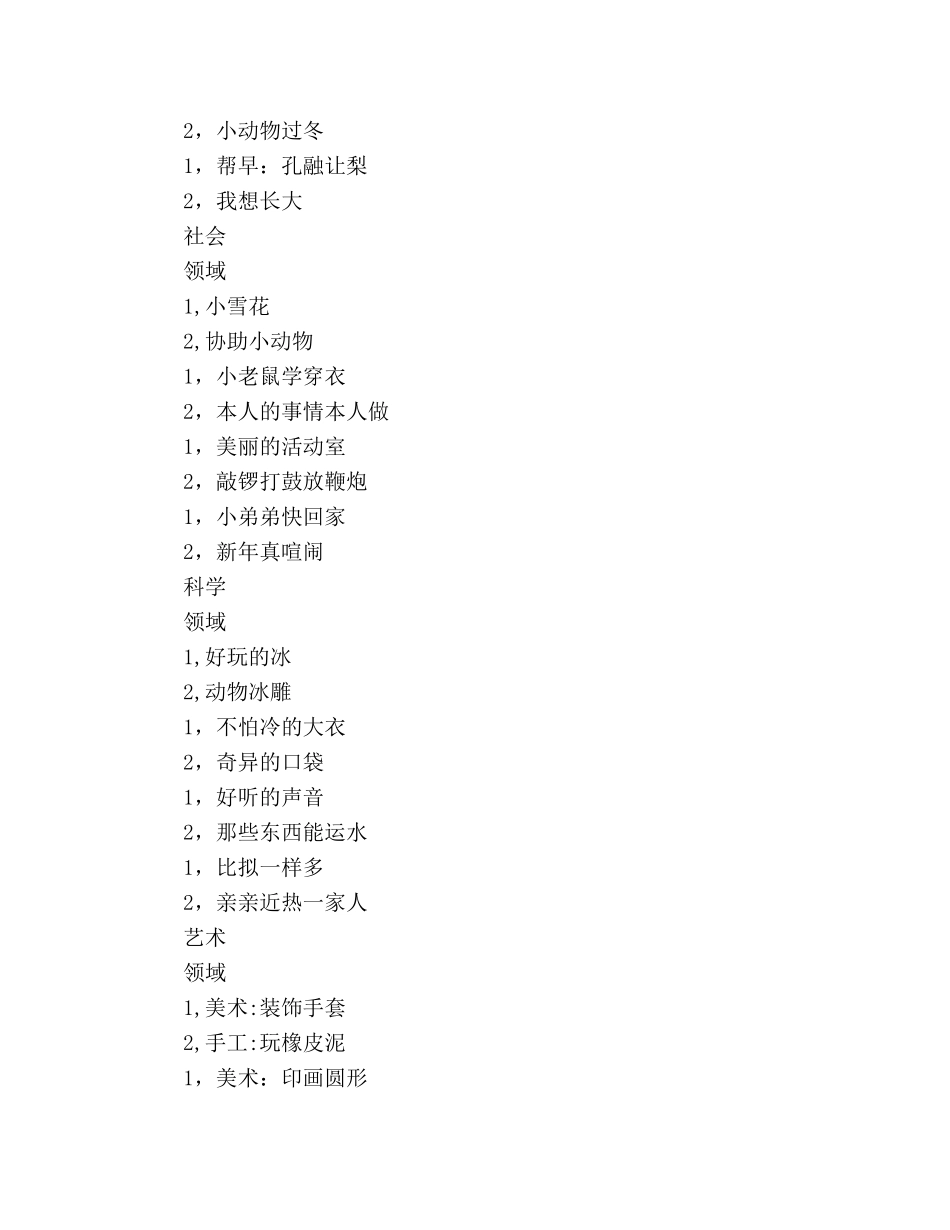 小班2020年12月份教学工作参考计划 _第2页