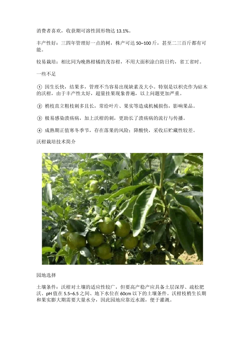 沃柑栽培技术手册(完全版)_第3页