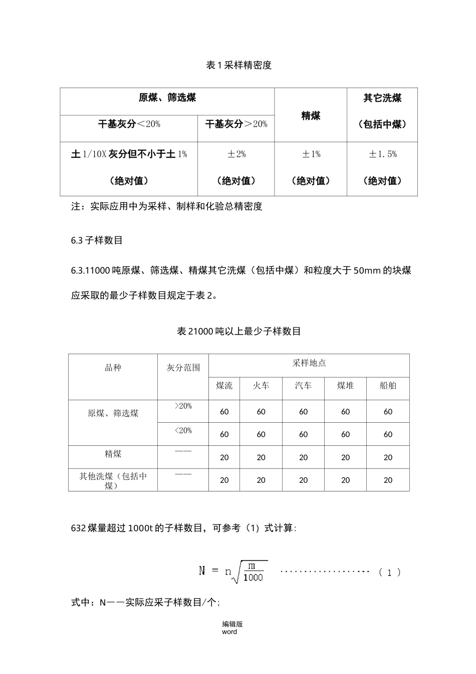 煤炭抽样作业指导书_第3页
