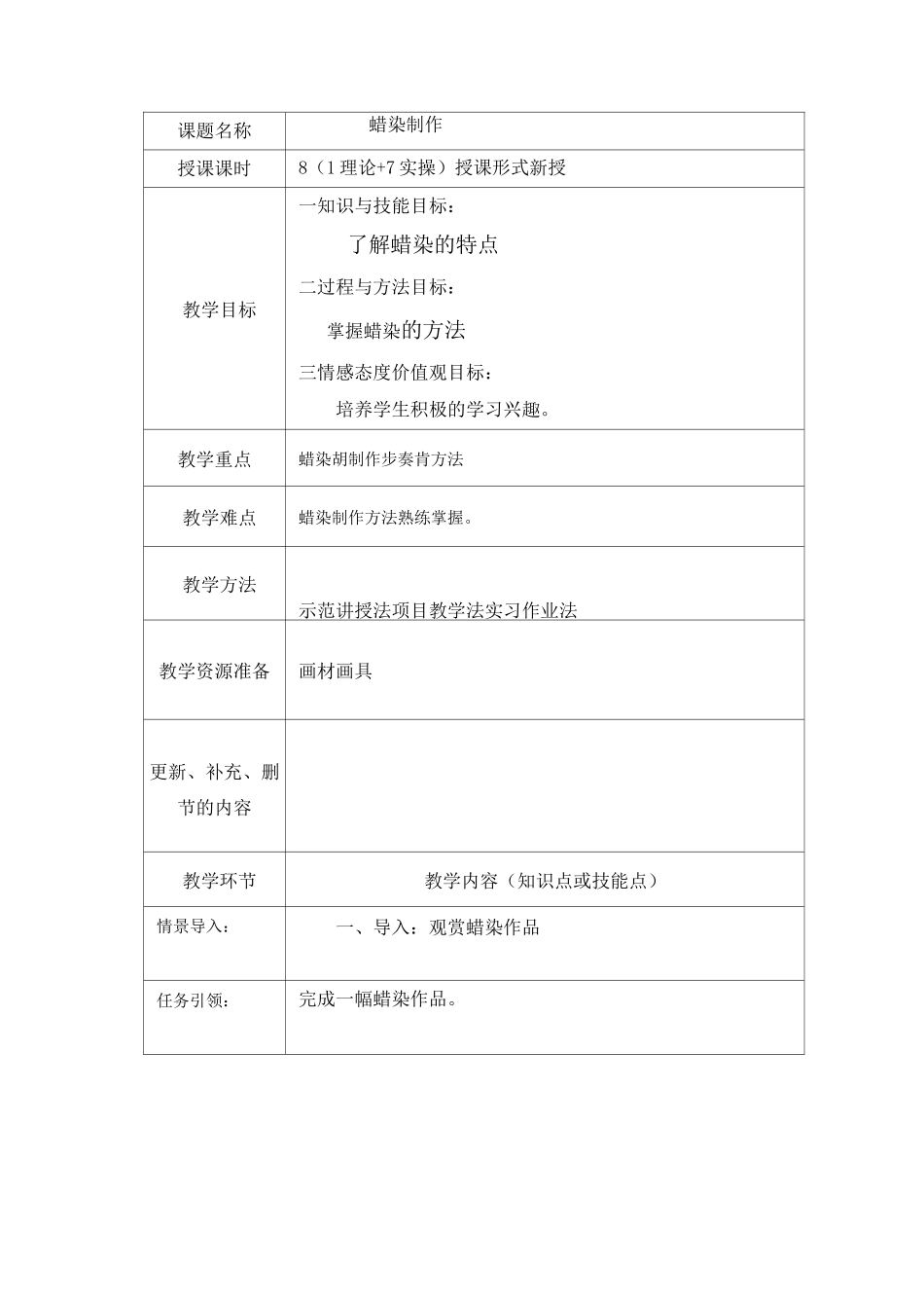 蜡染制作教案_第1页