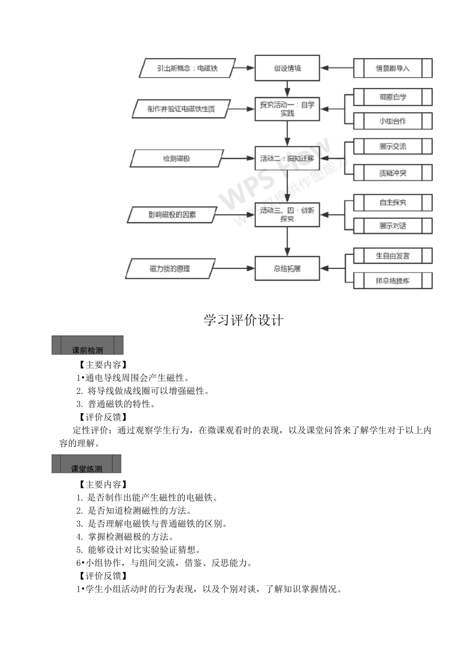 教科版小学科学六年级《电磁铁》教学设计_第2页