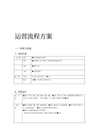 培训机构运营流程的方案八项方案