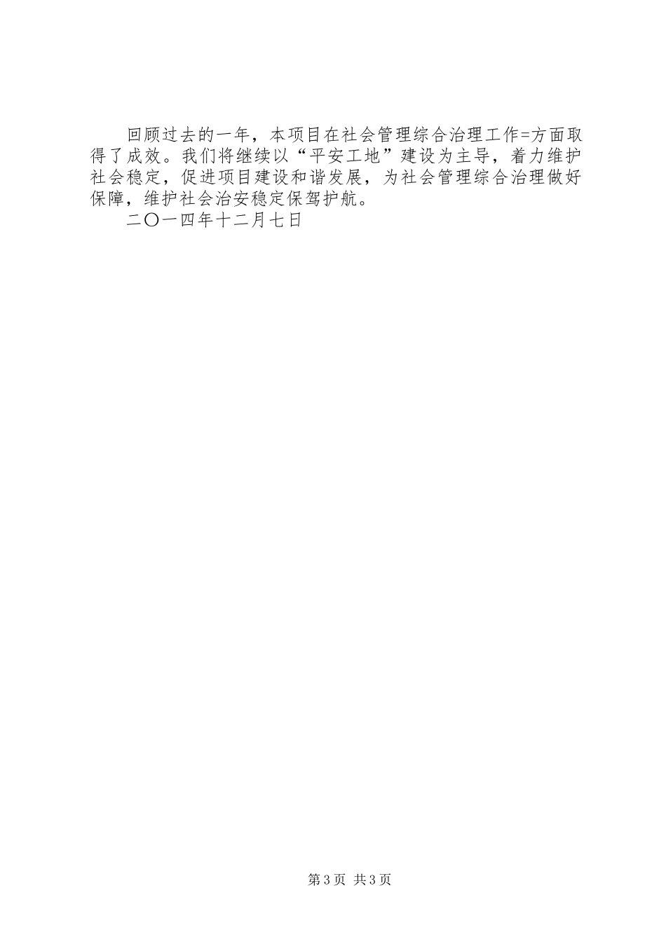 XX年社会管理综合治理工作总结 _第3页
