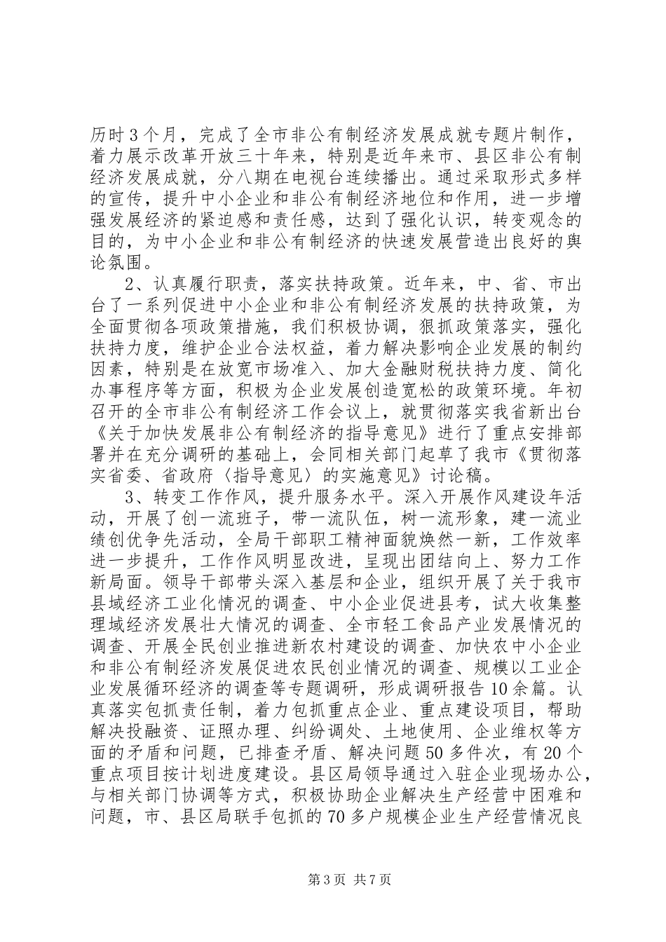 202X年中小企业管理局工作总结_第3页
