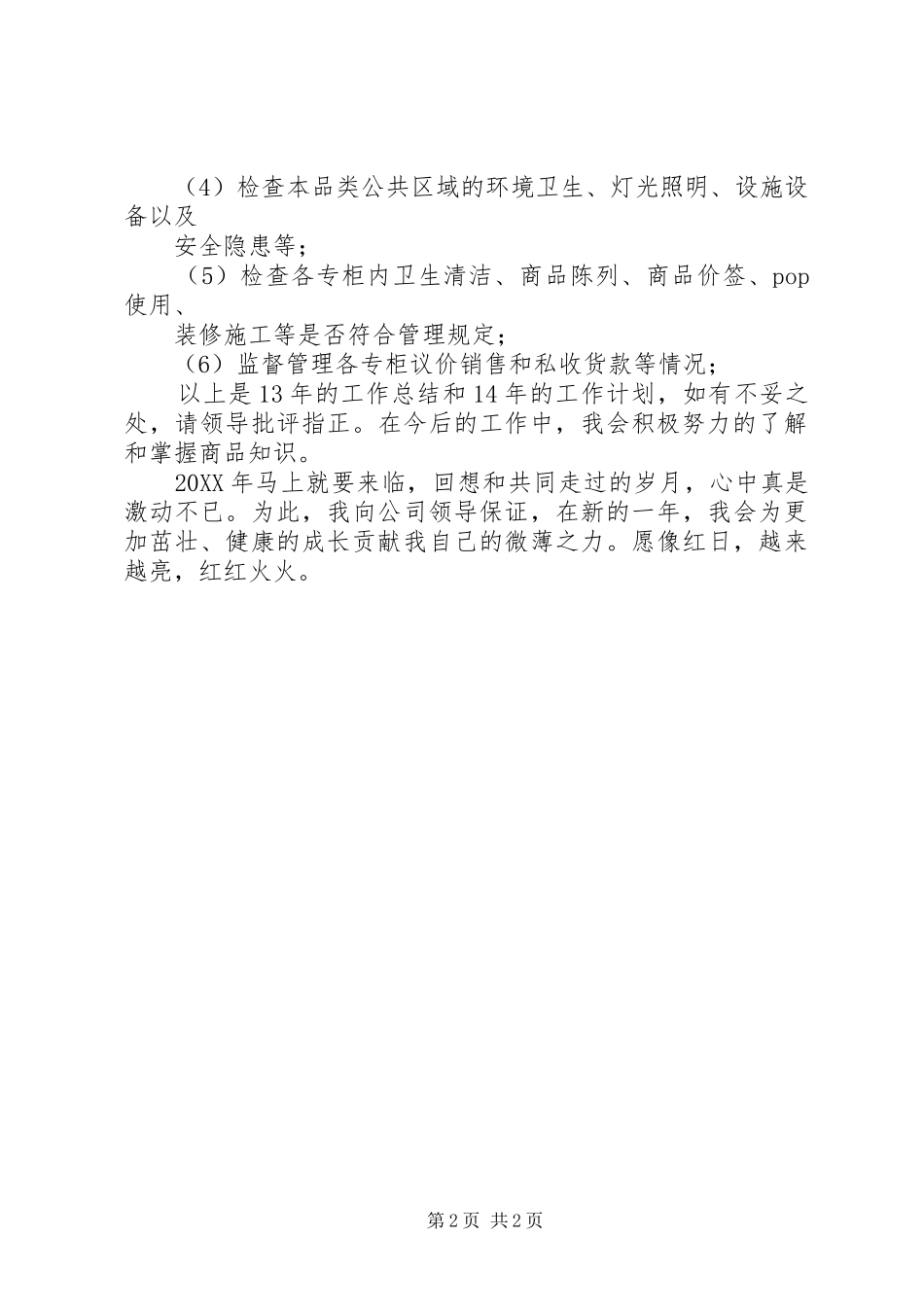 202X年个人工作总结_第2页