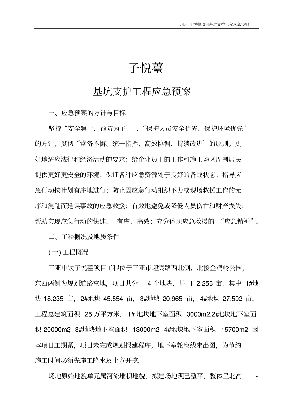 基坑支护工程应急预案-8wr_第2页