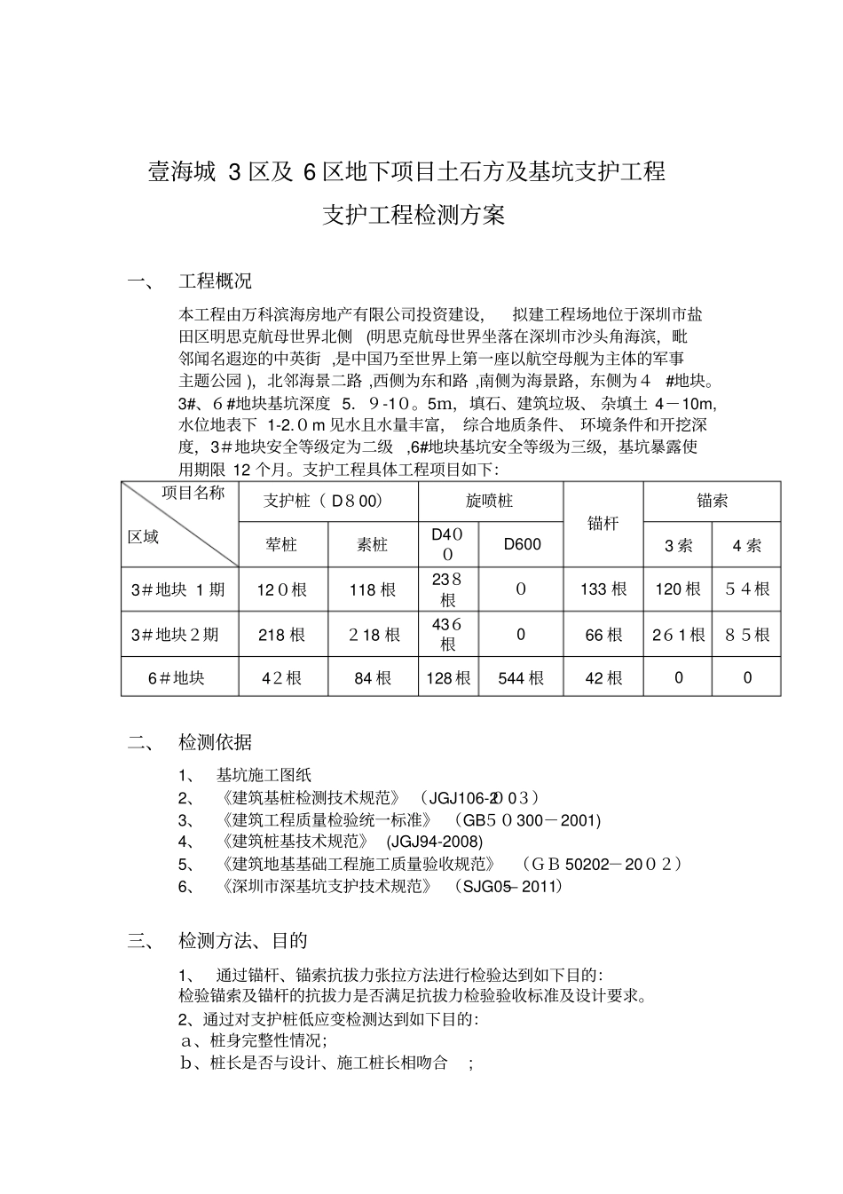 基坑支护工程检测方案完整资料_第3页